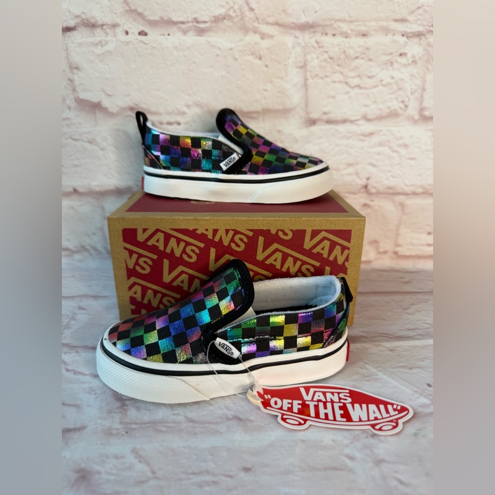 🔥 Vans Slip-On V Toddler Size 6